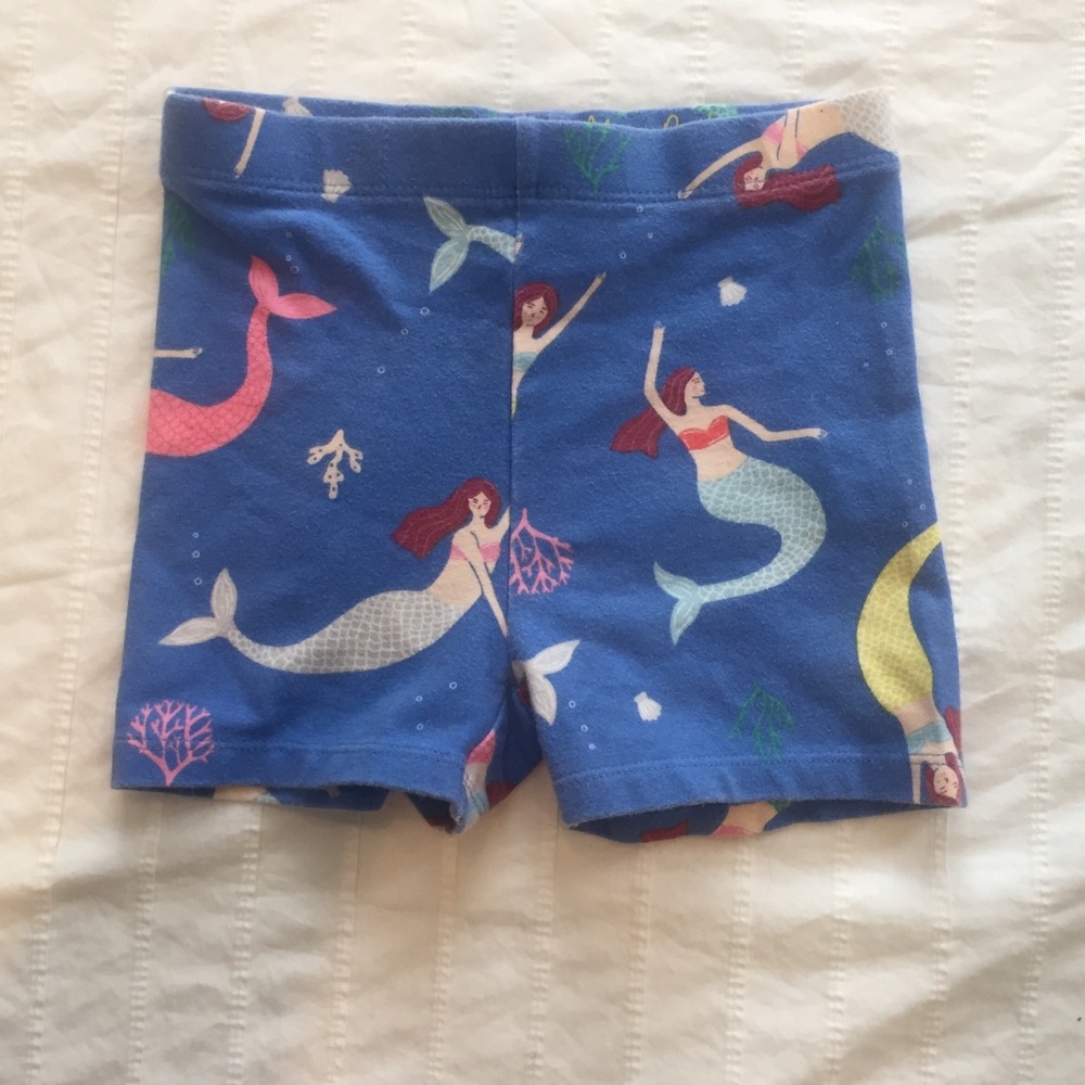 Mini Boden Mermaid Tumble Shorts size 5-6